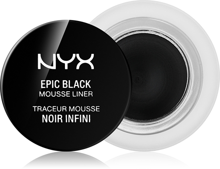 NYX Professional Makeup Epic Black Mousse Liner vodoodporno črtalo za oči