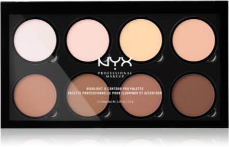 NYX Professional Makeup Highlight & Contour PRO paleta za konture obraza