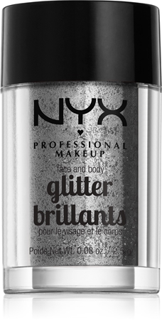 NYX Professional Makeup Face & Body Glitter Brillants veido ir kūno blizgučiai
