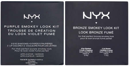 NYX Professional Makeup Smokey Look Bronze & Purple Cosmetic Set I.