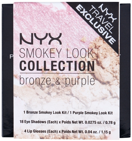 NYX Professional Makeup Smokey Look Bronze & Purple Cosmetic Set I.