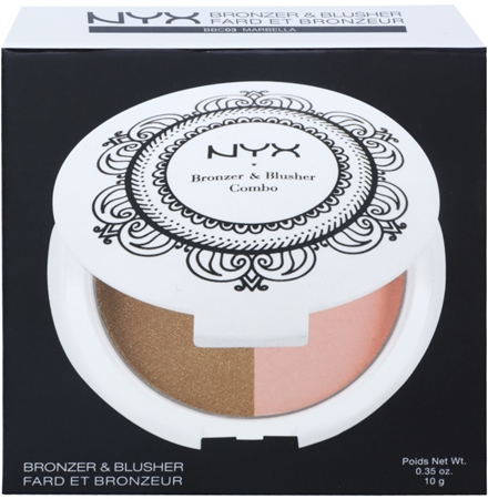 NYX Professional Makeup Bronzer & Blusher Combo bronceador y colorete 2 en 1