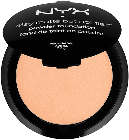 NYX Professional Makeup Stay Matte But Not Flat pudrový make-up s matným efektem