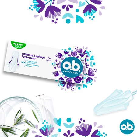 Tampon OB Fleaxia Extra Protect Tampons Super Waterproof Day And Night Full  size - Domestic Germany