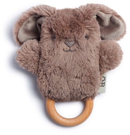 O.B Designs Bunny Soft Rattle Toy juguete de peluche con sonajero
