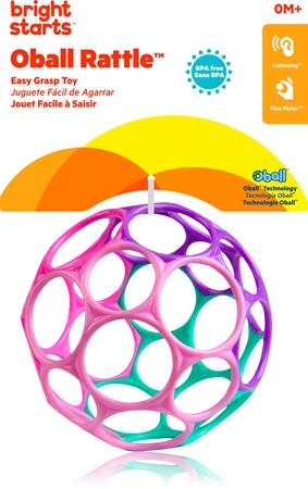 Oball Classic Pink/Purple activity toy