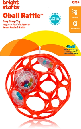 Oball Rattle chrastítko pro děti od narození
