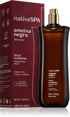 oBoticário Nativa SPA Ameixa Negra aliejus plaukams ir kūnui