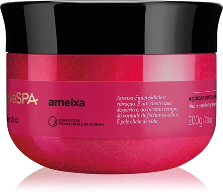 oBoticário Nativa SPA Plum Flower Keha suhkrukoorija