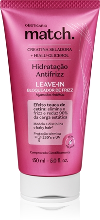 oBoticário Match. Anti-Frizz bezoplachový kondicionér s hydratačním účinkem