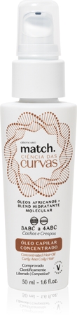 oBoticário Match. Science of Curves olje za lase za valovite in kodraste lase