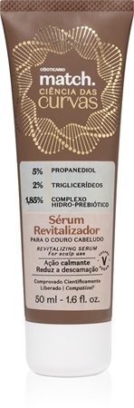 oBoticário Match. Science of Curves revitalizacijski serum za lasišče