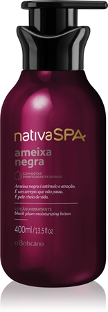 oBoticário Nativa SPA Black Plum latte idratante corpo