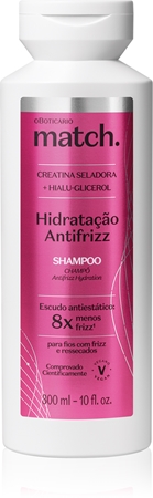 oBoticário Match. Anti-Frizz moisturising shampoo to treat frizz