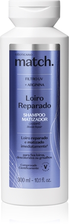 oBoticário Match. Blonde Repair regenerating shampoo for blonde hair