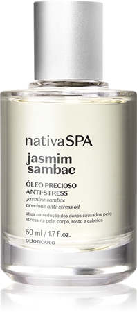 oBoticário Nativa SPA Jasmim Sambac óleo multiusos para rosto, corpo e cabelo