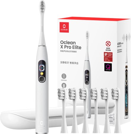 Oclean Set X Pro Elite elektrický zubní kartáček + náhradní hlavice