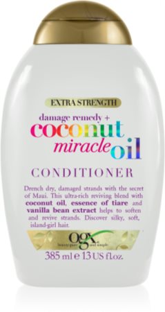OGX Coconut Miracle Oil Δυναμωτικό μαλακτικό με έλαιο ινδοκάρυδου