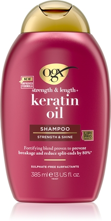 OGX Keratin Oil posilující šampon s keratinem a arganovým olejem