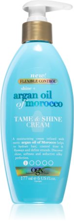 OGX Argan Oil Of Morocco λειαντική κρέμα Για λάμψη και απαλότητα μαλλιών
