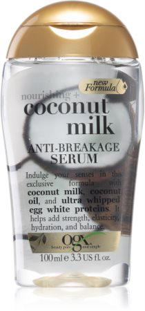 OGX Coconut Milk stärkendes Serum für geschwächtes Haar