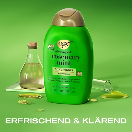 OGX Rosemary Mint reinigender Conditioner für fettiges Haar