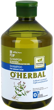 Brand O'Herbal Mentha Piperita Shampoo For Oily Hair