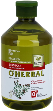Marca
 O'Herbal Thymus Vulgaris champú para cabello teñido
