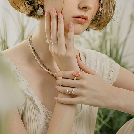 ohora Semi Cured Gel Nail Strips N Peach Latte naklejki na paznokcie