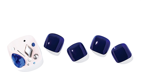 ohora Semi Cured Gel Pedicure Strips P Blue Drop Küünte kleebised jalgadele