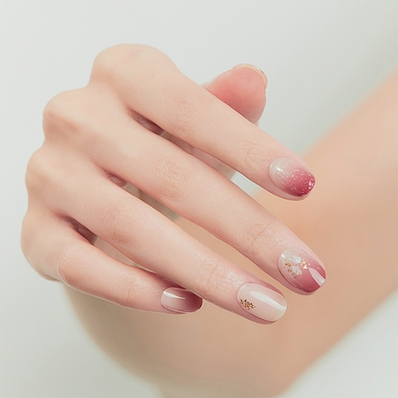 ohora Semi Cured Gel Nail Strips N Marsala Mood naklejki na paznokcie