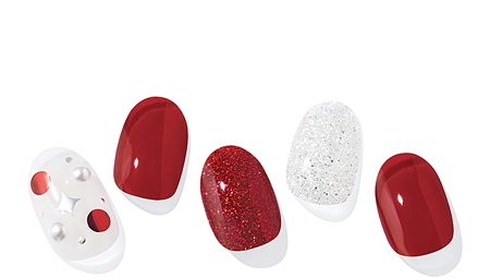 ohora Semi Cured Gel Nail Strips N Love Actually naklejki na paznokcie