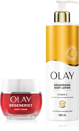 Olay Regenerist & Vitamin C set para rostro y cuerpo