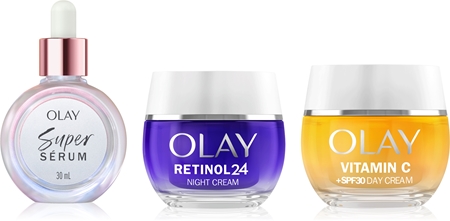 Olay Super Serum & Retinol 24 & Vitamin C set za prekrasno lice