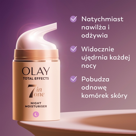 Olay Total Effects 7 in 1 Night Moisturiser nawilżający krem na noc przeciw starzeniu się skóry