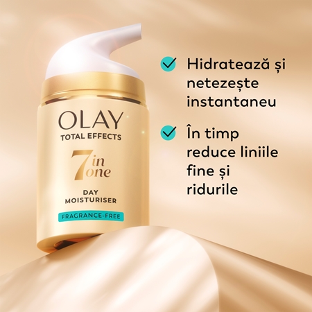 Olay Total Effects 7 in 1 Day Moisturiser crema de zi hidratanta împotriva îmbătrânirii pielii