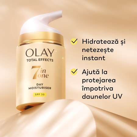 Olay Total Effects 7 in 1 Day Moisturiser crema de zi hidratanta împotriva îmbătrânirii pielii