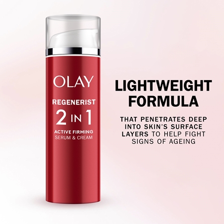Olay Regenerist 2 in 1 Day Cream & Serum firming day cream and serum with anti-wrinkle effect