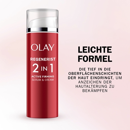 Olay Regenerist 2 in 1 Day Cream & Serum straffende Tagescreme und Serum gegen Falten