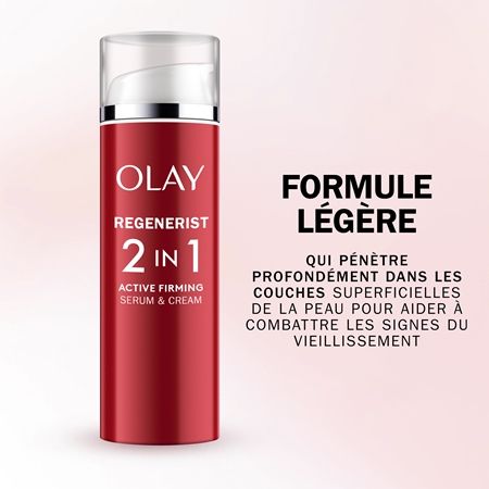 Olay Regenerist 2 in 1 Day Cream & Serum sérum et crème de jour à effet raffermissant anti-rides