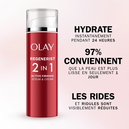 Olay Regenerist 2 in 1 Day Cream & Serum sérum et crème de jour à effet raffermissant anti-rides