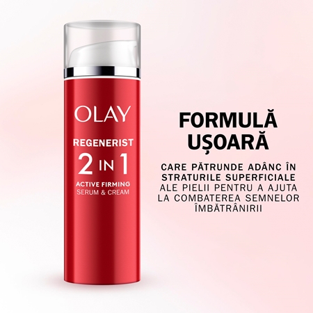 Olay Regenerist 2 in 1 Day Cream & Serum cremă de zi și ser cu efect de fermitate antirid