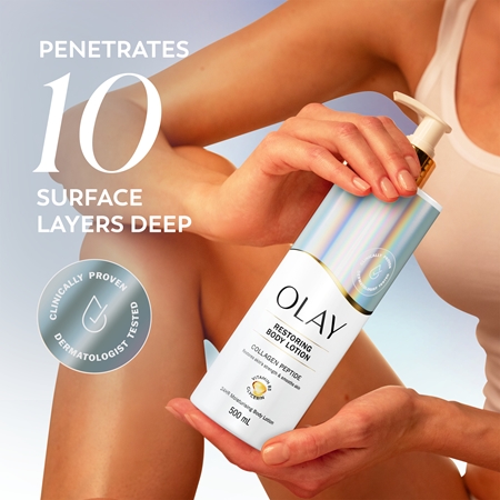 Olay Collagen Peptide Restoring Body Lotion feuchtigkeitsspendende und festigende Bodymilch