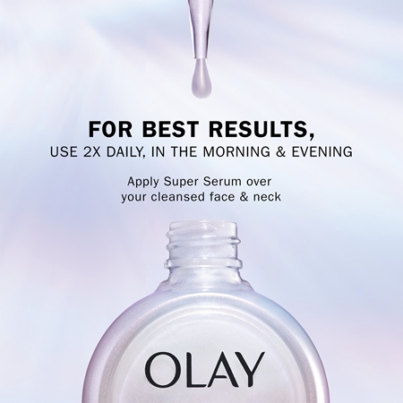Olay Super Serum Izgaismojošs pretgrumbu serums ar C vitamīnu