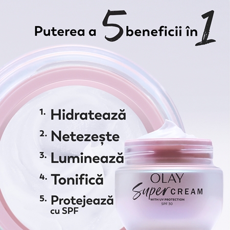 Olay Super Cream SPF 30 crema hidratanta usoara faciale