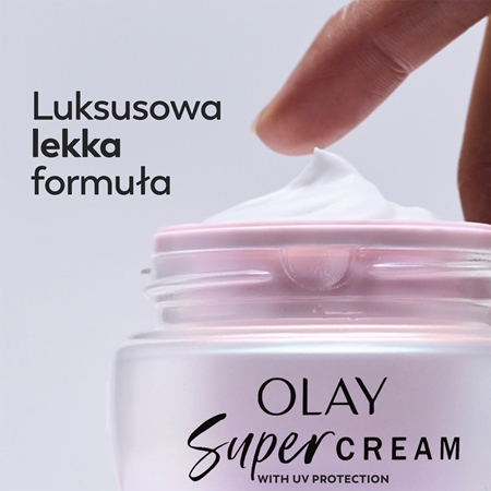 Olay Super Cream SPF 30 lekki krem nawilżający do twarzy