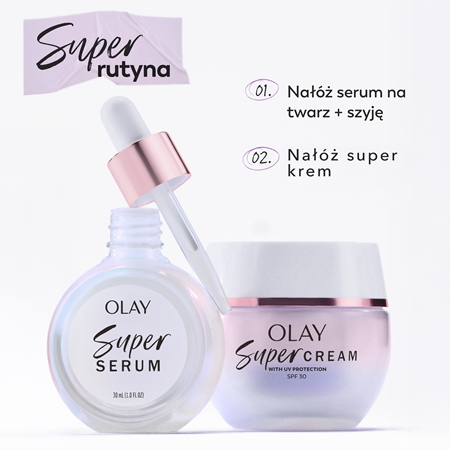 Olay Super Cream SPF 30 lekki krem nawilżający do twarzy