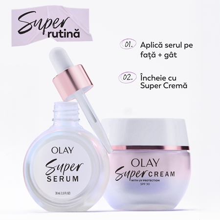 Olay Super Cream SPF 30 crema hidratanta usoara faciale