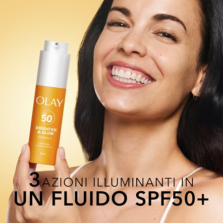 Olay Vitamin C Brighten & Glow lozione idratante con niacinamide