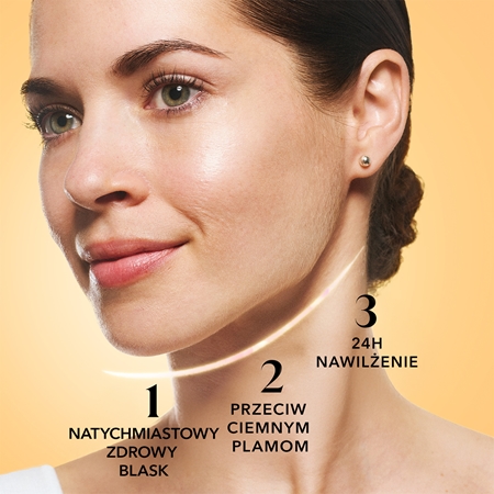 Olay Vitamin C Brighten & Glow fluid nawilżający z niacynamidem